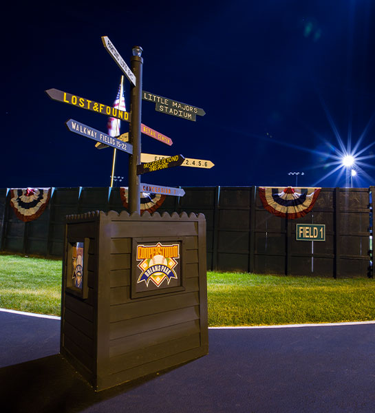 Cooperstown Dreams Park Signboard